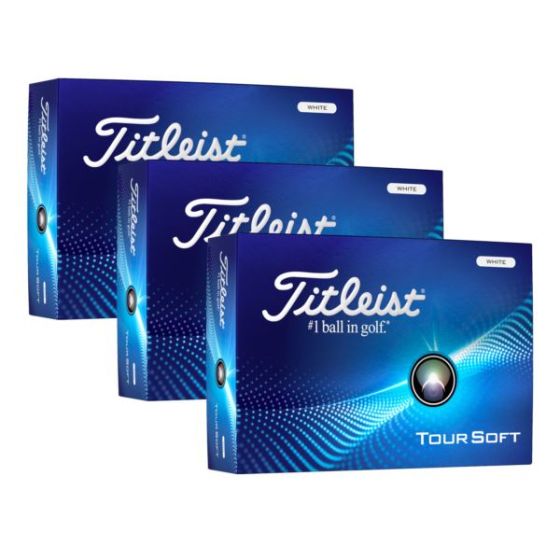 Tour Soft Golf Balls - White - 3 Dozen