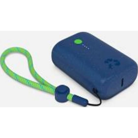 Nimble CHAMP 10000 mAh 22.5W PD Battery Dual USB-C made with Recycled Materials-Blue