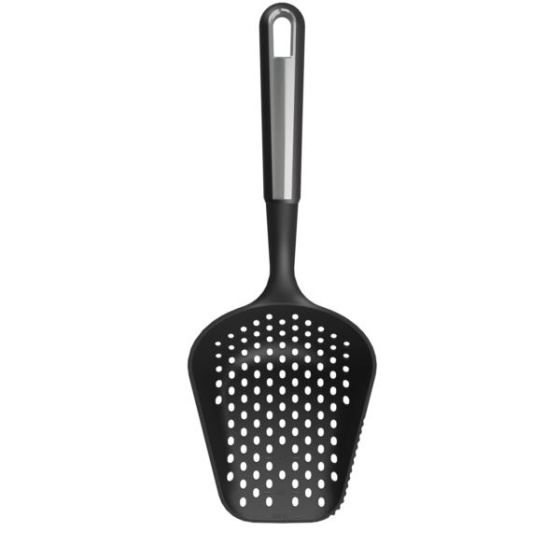 Jeanne Fitz Nylon Measuring Scoop Colander, Black