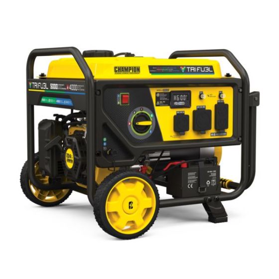 4000 Watt Tri-Fuel Generator w/Electric Start