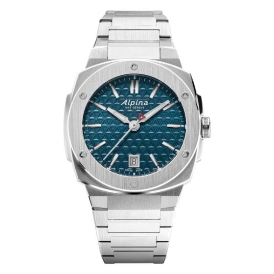 Ladies' Alpiner Extreme Quartz Silver-Tone Stainless Steel Watch Dark Blue Dial