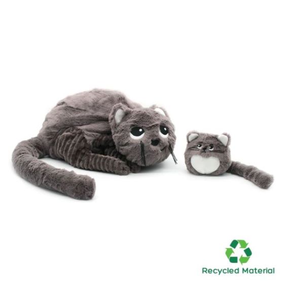 Les Ptipotos Mom & Baby Cat - Mint