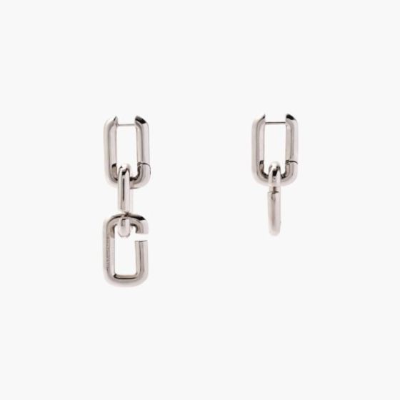 Chain Link Earrings - Silver