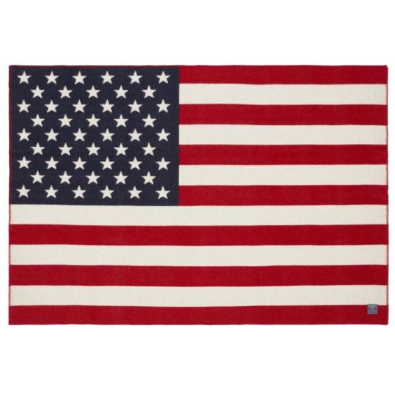 Faribault Mills American Flag Wool Throw