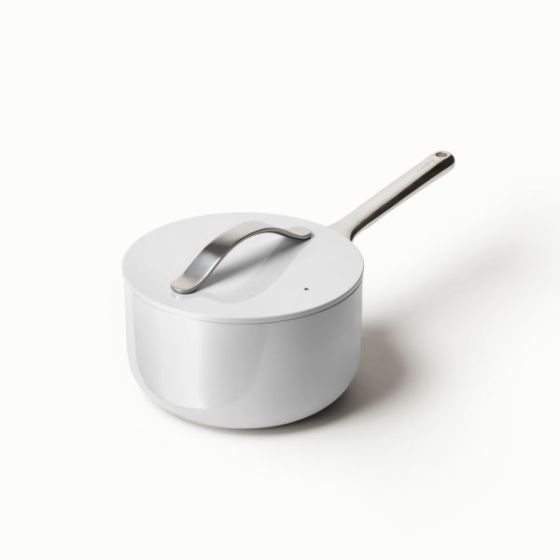 3qt Nonstick Ceramic Saucepan Gray
