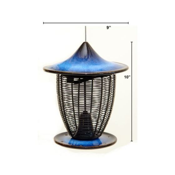 Pagoda Bird Feeder Sandy Blue