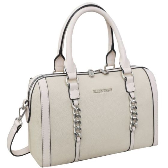 Pebble Grain Barrel Satchel Size 11