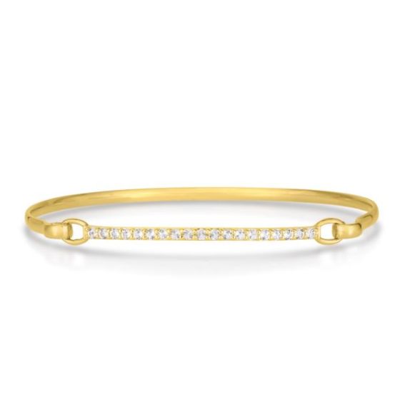 White Topaz Vermeil Cuff Bracelet
