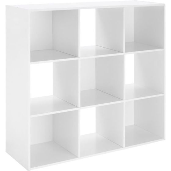 9-section Cube Organizer in White