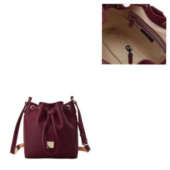 Lucca Leather Crossbody Drawstring