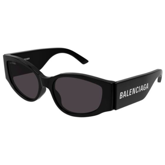Womens Oval Sunglasses-Black
