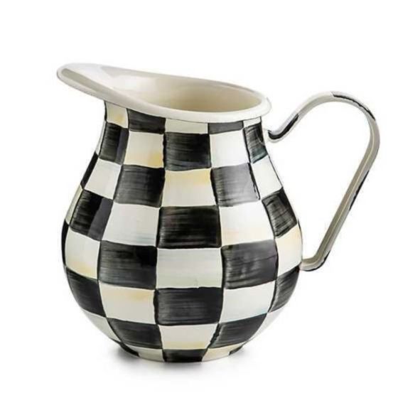 White Flower Market Pitcher