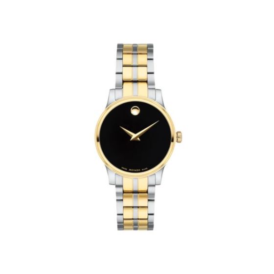 Ladies' Corporate Exclusive Two-Tone Stainless Steel Watch Black Dial