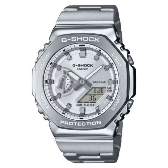 Mens 2100 G-Shock Octagon G-Steel Stainless Steel Watch