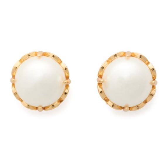 That Sparkle Studs - White/Gold