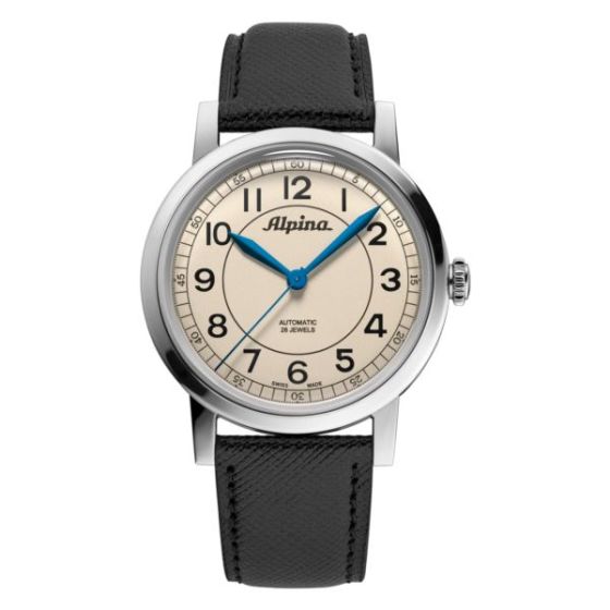 Men's Heritage Collection Swiss Automatic Black Leather Strap Watch