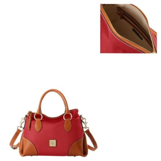 Pebble with Florentine Trim Satchel 30