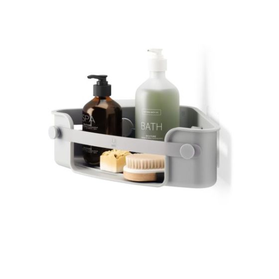 Flex Adhesive Corner Bin Grey