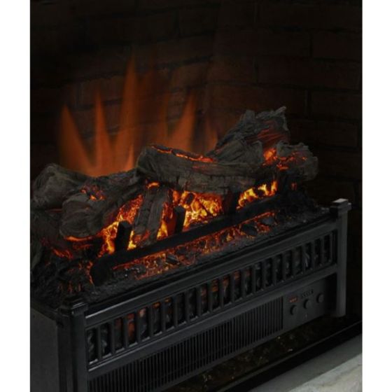 Electric Log Insert with Heater