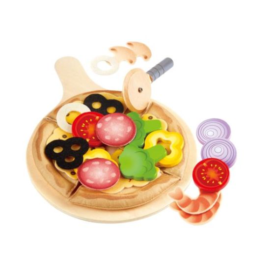 Perfect Pizza Wooden Playset w/ Oven/Delivery Box Ages 3+ Years