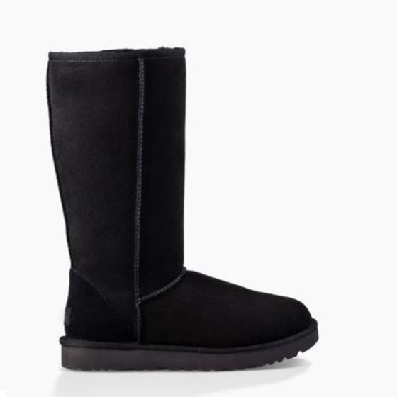 Womens Classic Tall Boot-Black-11