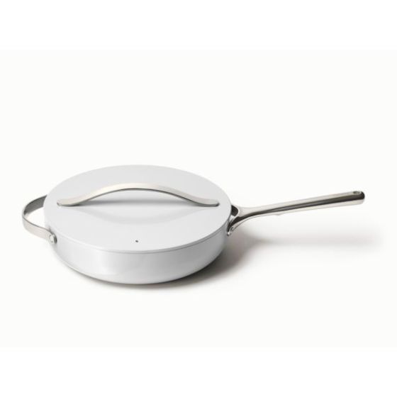4.5qt Nonstick Ceramic Saute Pan w/ Lid Gray