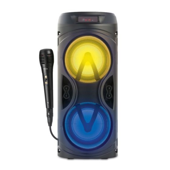 Bluetooth Karaoke Speaker w/ Light Effects & Microphone