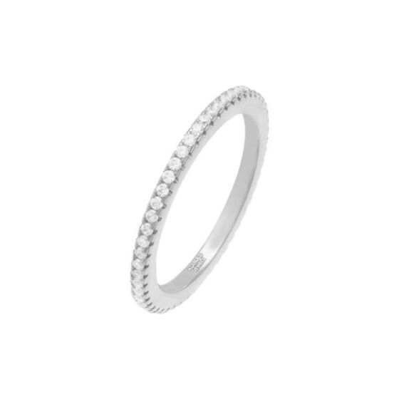 Micro Pave Eternity Band Size 8