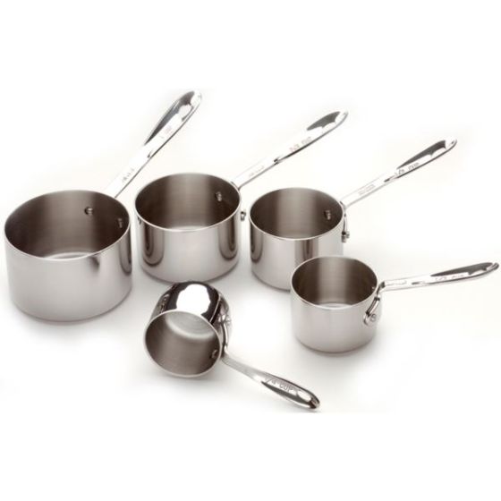 Stainless Steel 5-Piece Measuring Cup Set