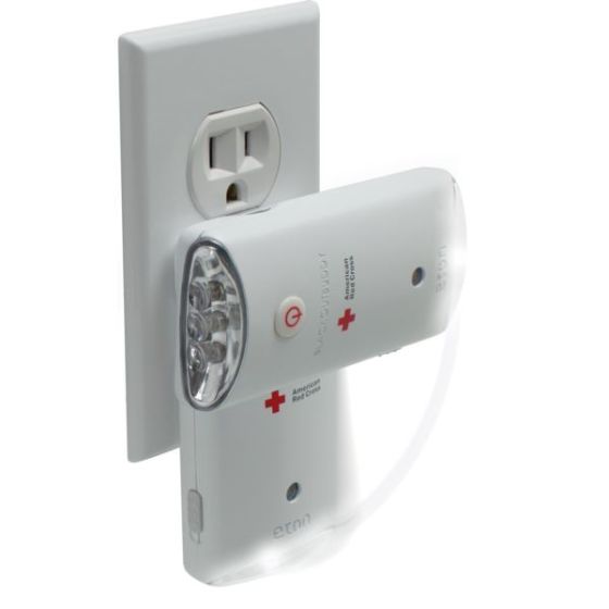 Emergency Flashlight, Blackout Alert & Night Light with Swivel Movement