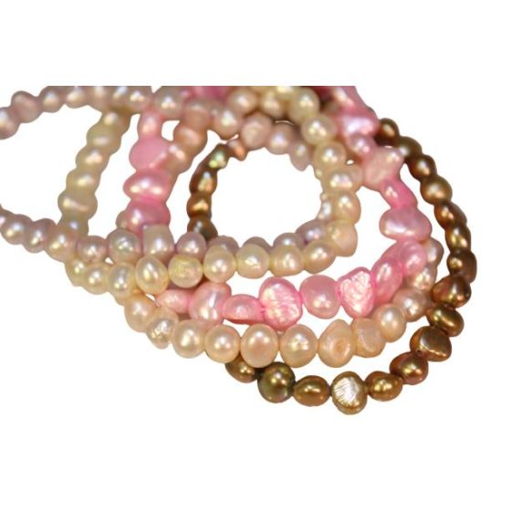 Limited Edition 5 Separate Pearl Bracelet Collection