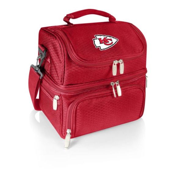 New England Patriots - Pranzo Lunch Bag Cooler with Utensils, (Red)