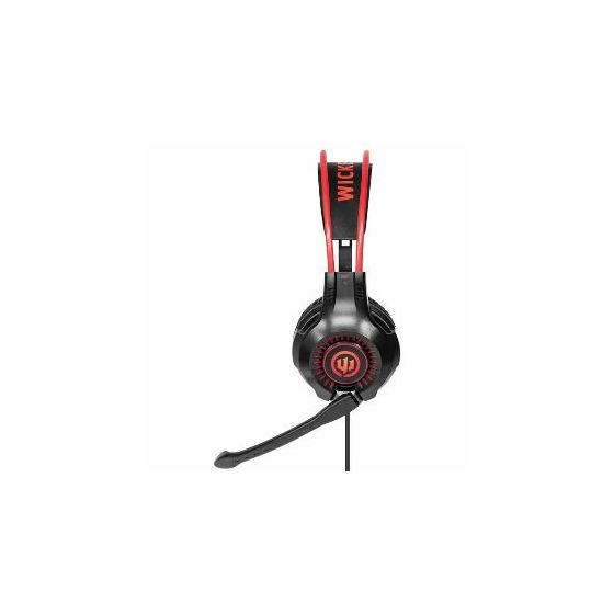 Wicked Audio Grid Legion 500 Wired Gaming Headphone- Black/Red 