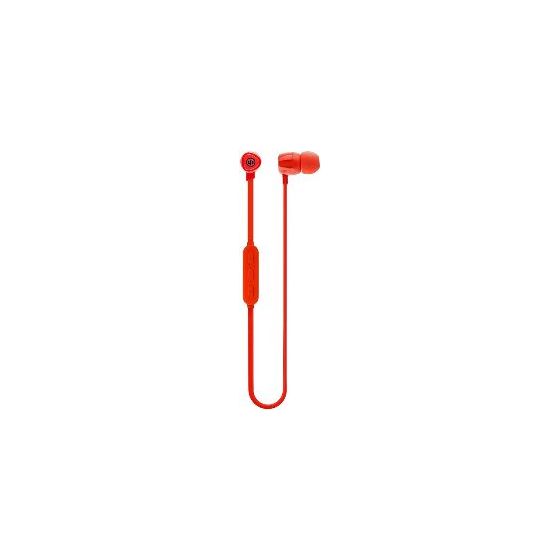 Wicked Audio Omen Bluetooth Earbud-Red