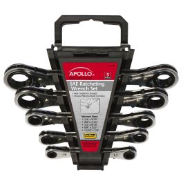 AMA Systems 5 Piece SAE Ratcheting Wrench Set AMA Systems