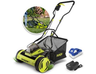 Cordless Push Reel Mower Size 15" wide path