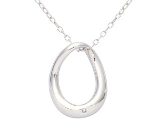 Sterling Silver & Diamond Necklace