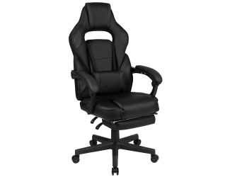 Black/Black X40 Series Reclining & Massaging Gaming Chair