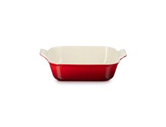 3qt Heritage Square Baking Dish Cerise