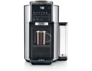 TrueBrew Automatic Single-Serve Drip Coffee Maker with Built-In Grinder and Bean Extract Technology