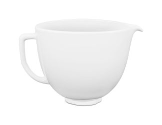 5-Qt. Titanium-Reinforced Ceramic Bowl for Tilt-Head Stand Mixers, White Chocolate