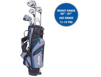 Junior Hot Launch HL-J Left Handed 11-Piece Golf Club Set with Stand Bag