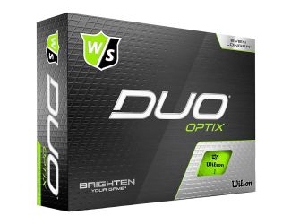 Wilson Optix Green Golf Balls - 1 Dozen