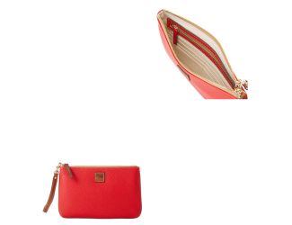 Pebble Grain Large Wristlet