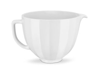 5-Qt. Ceramic Bowl for Tilt-Head Stand Mixers, White Shell