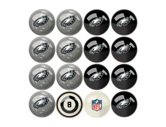 Philadelphia Eagles Billiard Balls With Numbers
