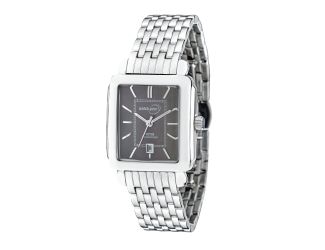 Ladies Tank Watch, Black MOP Dial