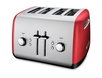 4-Slice Toaster with Illuminated Buttons in Empire Red