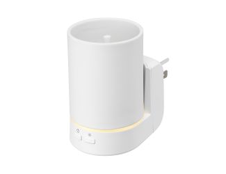 Pure White Ceramic Essential Oil Wall-Plug Diffuser
