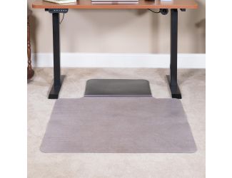 Ergonomic Sit or Stand Chair Mat with Hinged Cushioned Mat - Anti-Fatigue Mat